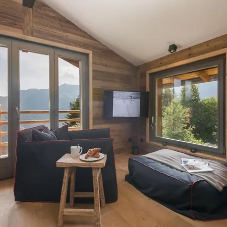 Chalet Chalet Capricorne Luxury For 6 With Sauna La Tzoumaz